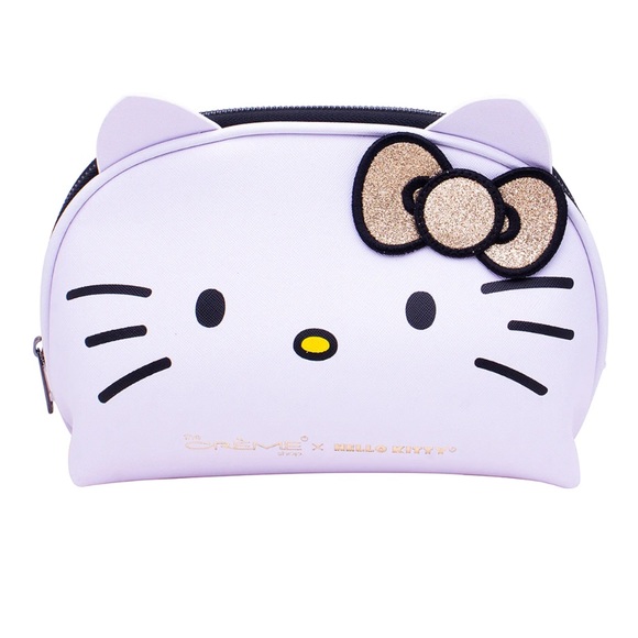 NWT ⚜️ HELLO KITTY Golden Y2K Cutie Makeup Pouch - Picture 1 of 4